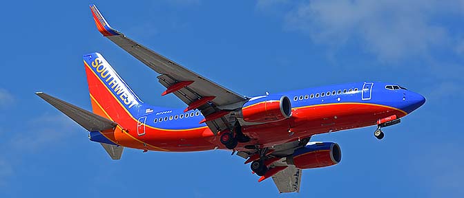 Southwest Boeing 737-7BD N7744A , Phoenix Sky Harbor, November 3, 2016